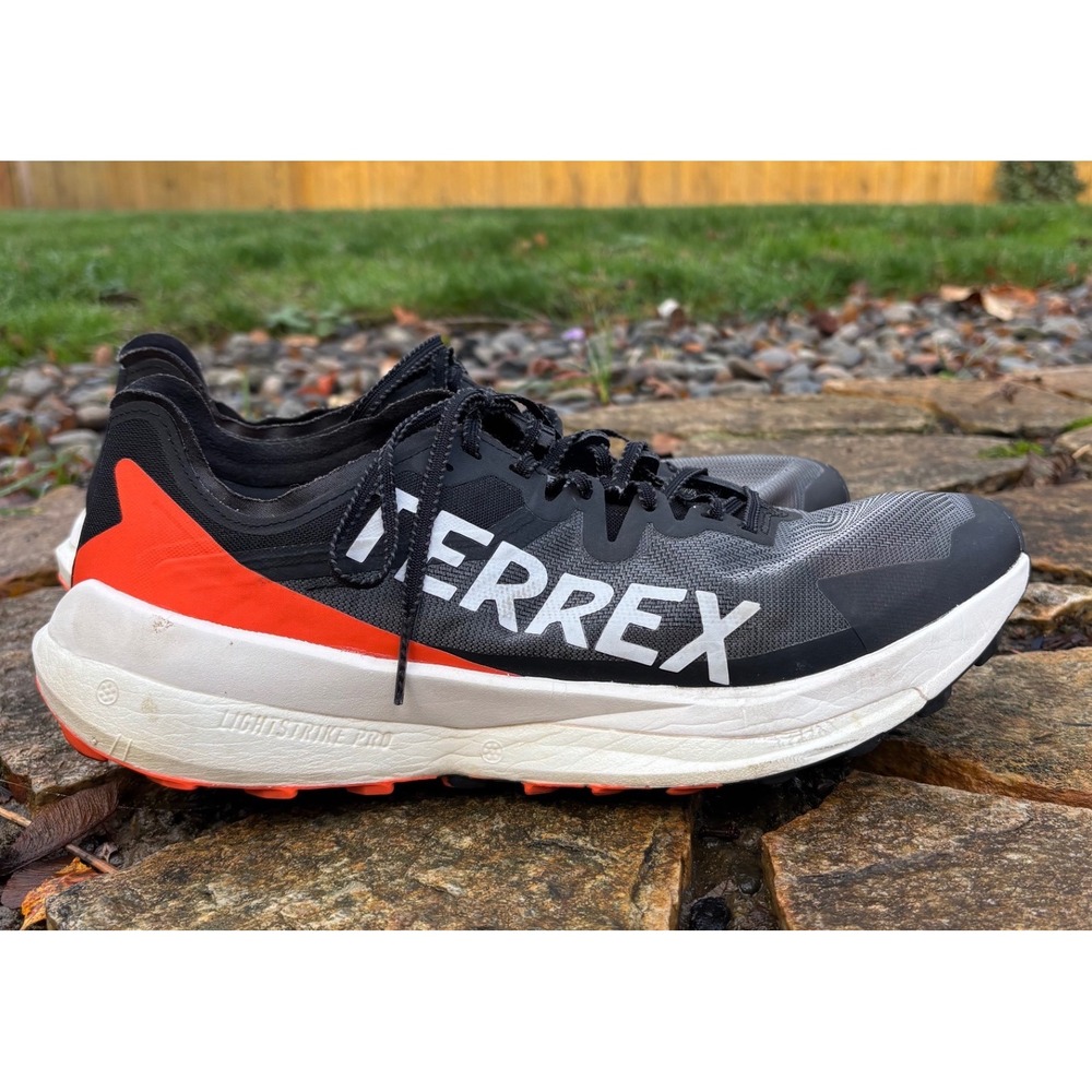 Adidas Terrex Men's 13 Agravic Speed Trail Running Shoes Black Orange IG8017